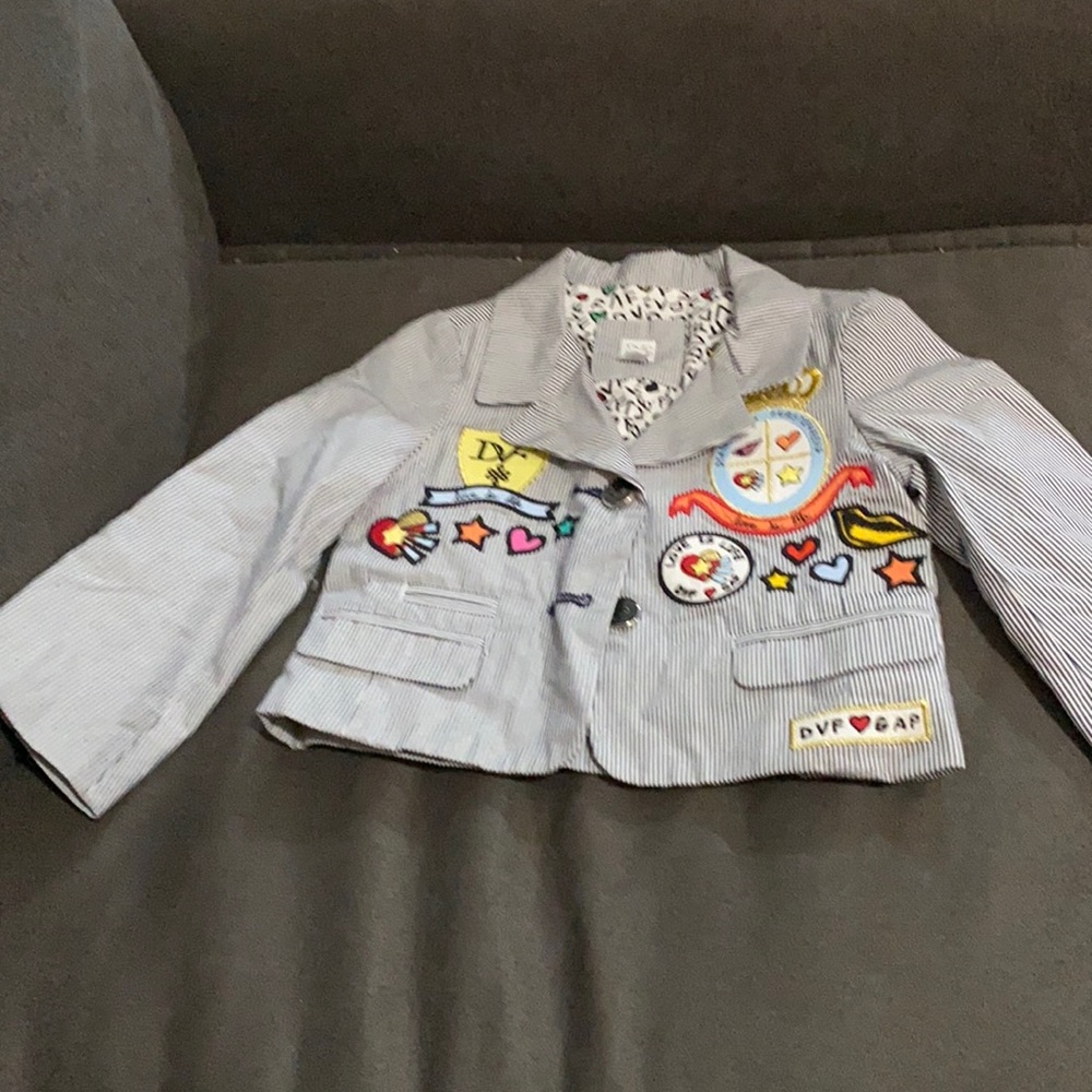 Girls Gap DVF blazer and shorts